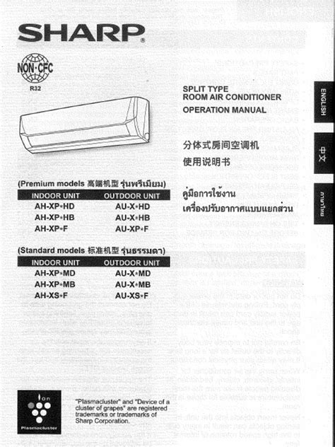 Sharp air conditioner manual pdf.  ENGLISH This manual explains the proper use of your n...