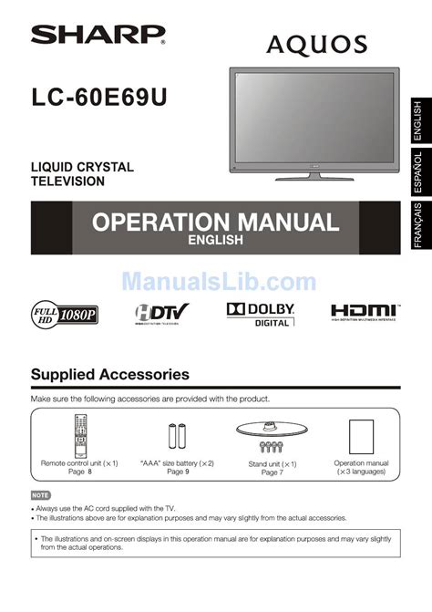 Sharp aquos 60 inch user manual. - Original 2006 cadillac sts and sts v owners manual.