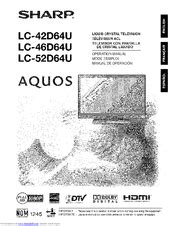Sharp aquos lc c3234u manual electronic product manual. - Briggs and stratton 121602 repair manual.