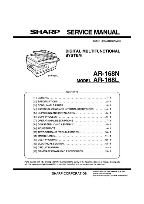 Sharp ar 168l ar 168n service manual. - Manual de carreno para ninos cuentos para fomentar los buenos habitos en sus hijos.