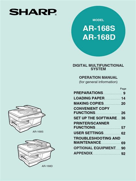 Sharp ar 168s 168d copier service manual. - Service manual for 6hp chrysler outboard motors.