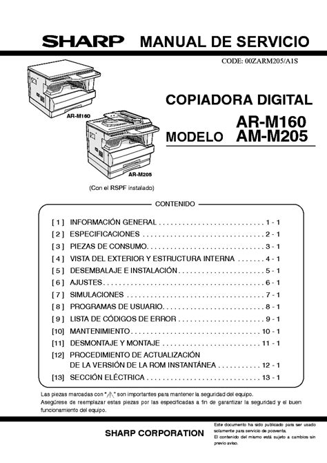 Sharp ar m160 ar m205 service manual. - Ideologie e pratiche del reimpiego nell'alto medioevo.