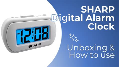 Sharp digital alarm clock instructions. SPECIFICATION Light alarm clock: Adapter: 5 V, 1.0A (included) Backup batteries: 1 piece CR2032 (included) CUSTOMER SERVICE If you require any assistance with your Wake-Up Light Alarm Clock Radio with Soothing Sounds, please call 1 (877) 714-7444 and select Option 3. NOTE: SI PRODUCTS IS NOT RESPONSIBLE FOR ANY RADIO OR TV … 