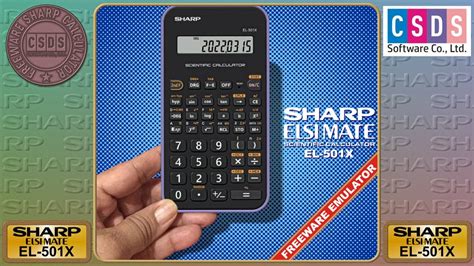 Sharp el 501x scientific calculator manual. - Guide for vw special function operation.