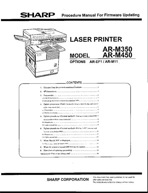 Sharp laser printer ar m350 m450 service manual. - Enseñanza para la comprension, guia para el docente.