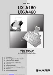 Sharp model ux 10rs bedienungsanleitung multifunktionsschnittstelle. - Magnavox dvd recorder zv427mg9 owners manual.