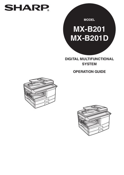 Sharp mx b201 model mx b201d service manual. - Ham radio license manual 2nd edition.