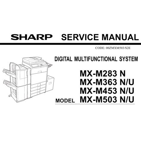 Sharp mx m282 m283 m632 m363 m452 m453 m503 service manual. - Isuzu 4ja1 4jh1 tc engine repair manual.
