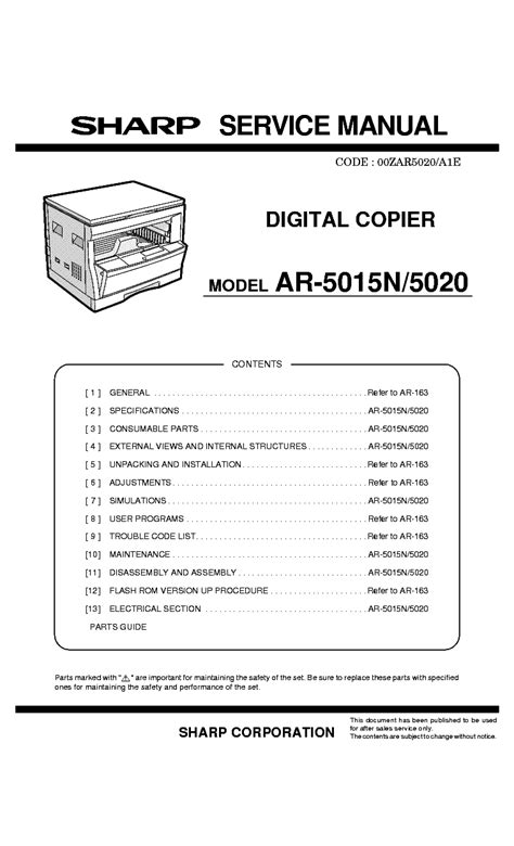 Sharp photocopier repair manuals service manual. - The beginner s guide to dog agility.