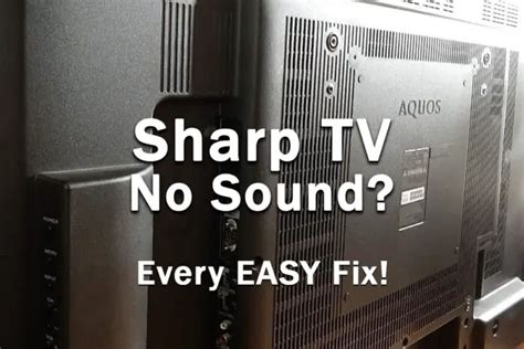 Sharp tv sound problems.  Learn how to check audio output settings, troublesho...