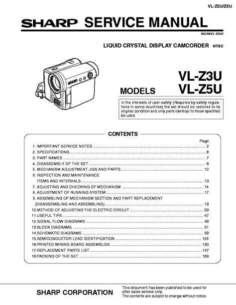 Sharp vl z3u vl z5u service manual. - 1992 club car carryall i ii reparaturanleitung für benzin- und elektrofahrzeuge.