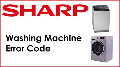 Sharp washing machine error codes.  Read our guide to the common Sharp washing...