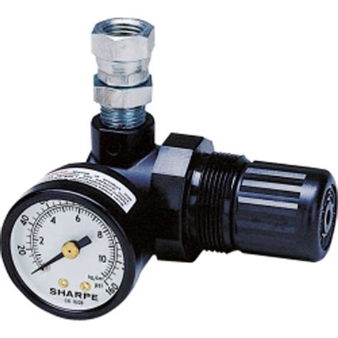 Sharpe Manufacturing 16C-MR Mini Air Regulator with Gauge