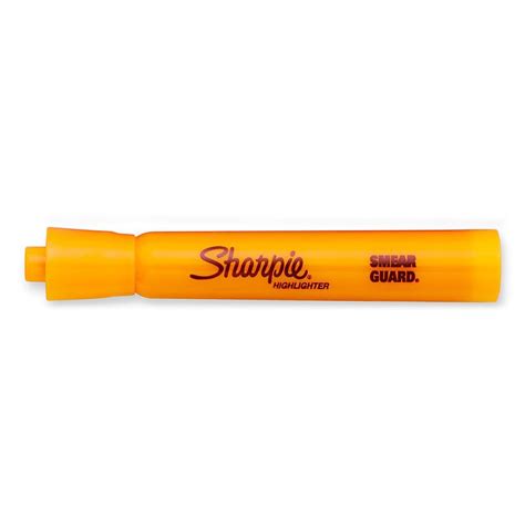 Sharpie Orange Highlighter Chisel Tip Smear Guard Sold Individually