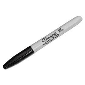 Sharpie S0810930 Fine Tip Permanent Marker - Black