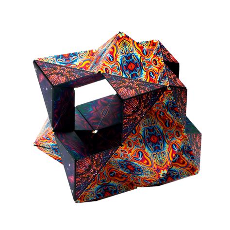 Shashibo cube guide. Collect all 9 Shashibo shape-shifting magnetic boxes for endless structure options! Connect as many Shashibo puzzle cubes together as you like to build even larger sculptures and vibrant 3D art. The perfect STEM and STEAM activity and magnet magic cube gift to calm stress, stimulate the senses, and challenge the mind. 