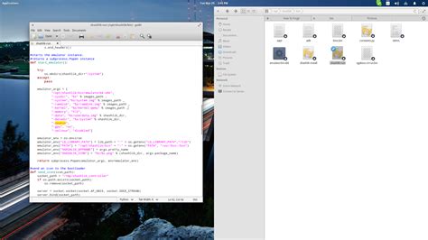 Shashlik android phone.  the linux version has been stuck on version 4 for a pretty l...