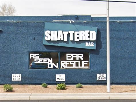Shattered bar in las vegas. Las Vegas, NV: Closed: The bar kept the name, but closed in late 2018 before the episode aired. Rescue was in Feb. 2018, but didn't air until May 2019. More Detailed Update. 8: Eliphino Dive and Dine - Renamed The Shattered Bar: Las Vegas, NV: Closed: The bar kept the name, but closed in October 2018 before the episode aired. 