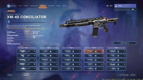 Shatterline Weapon modification system guide 