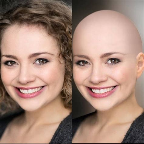 Shave head bald. Whether you're balding a little and want to spruce up a photograph with a wig, or you just want to see what your sister looks like as a blonde, photo editing software makes it easy... 