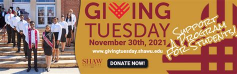 Shaw University - Giving Tuesday