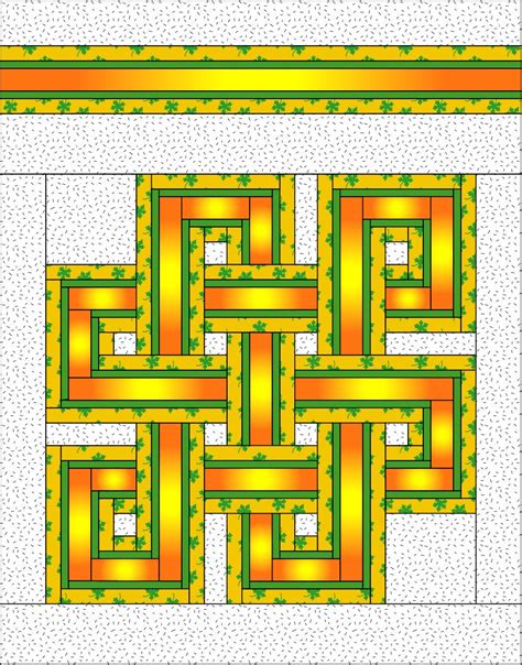 Shawkl Designs Celtic Knot Quilt Pattern is completed! Finally!