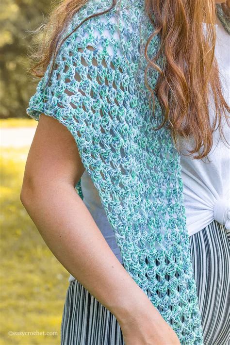 Shawl Pattern for Summer Easy Crochet Patterns