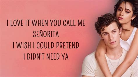 Shawn Mendes, Camila Cabello - Señorita (Lyrics) - YouTube