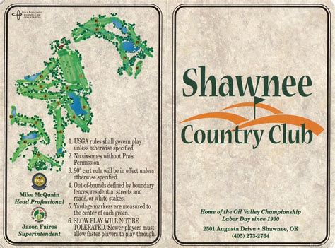 Shawnee Country Club Course Profile Course Database