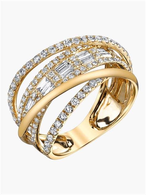 Shay jewelry. Live chat. NEW MODERN COLLECTION: The SHAY Diamond Baguette Pave Pinky Ring. Details: 18K Gold: approx 4gr White Diamonds: approx 1.7cts Width: Front 12mm x Back 2mm Standard Size: 3.5 US / 45.5 EU Ring height: 14mm Available in Rose, Yellow, White & Black Gold Natural, untreated gemstones CONTACT us to further customize Prod. 