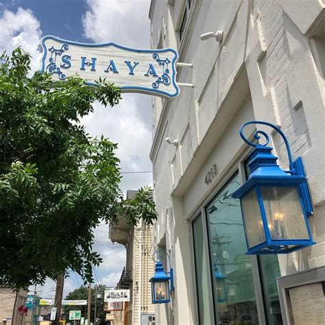 Shaya new orleans. Specialties: Shaya uses seasonal, responsibly- and locally-sourced ingredients. Established in 2015. Shaya is the modern Israeli and Mediterranean restaurant in Uptown New Orleans owned and operated by BRG Hospitality. 