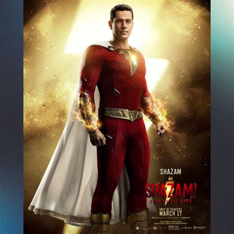Shazam amc. Fury of the Gods" as Billy/Shazam and his kid besties, now in adult superhero bodies -- Adam Brody for Freddy, Meagan Good for Darla, Ross Butler for Eugene, D.J. Cotrona for Pedro and Currey playing both versions of Mary -- take on their greatest challenge yet. 