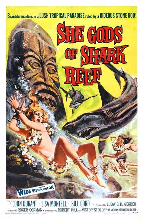 Watch #SheGodsofSharkReef 1958 Adventure movie. Starring Bill Cord, Don Durant, Lisa Montell, Jeanne Gerson, Ed Nelson and Don Durant.directed by Roger Corma...