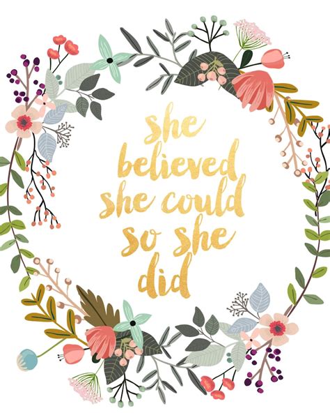 Download She Believed She Could So She Did Inspirational And Creative Floral Notebook Composition Book Journal 8 X 10 By Lettering Designs