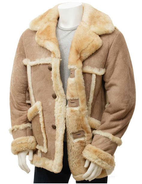 Shearling coat men. Cole Haan Men’s Waterproof Wool Shearling Jacket. From Amazon. $145.00. 