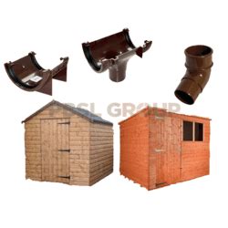 Shed Guttering Kit FloPlast UPVC Shed Gutters - Gutter …