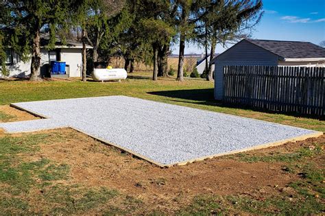 Shed foundation gravel base. A simple gravel shed site prep will cost around $5.00 to $9.00 per square foot. The cost includes the labor and materials needed to prepare the ground for a new shed. Gravel is by far the cheapest and easy to use. The average price for a shed foundation is $10.00 to $20.00 per square foot depending on the thickness and quality … 