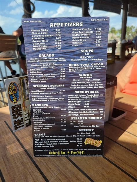 Shed homosassa menu. The Shed, Homosassa: See 338 unbiased reviews of The Shed, rated 4 of 5 on Tripadvisor and ranked #8 of 56 restaurants in Homosassa. 