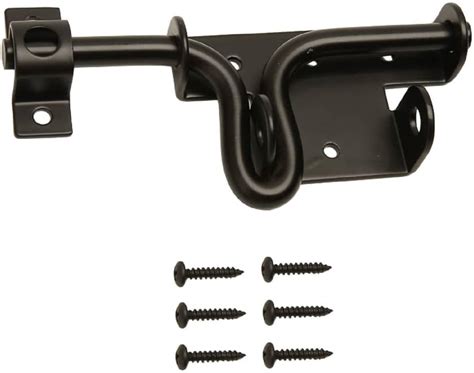 Shed latch. Shed Door Latch L-Handle Lock Kit with 5 Keys, BTEOBFY 4-1/2" Stem Storage Barn Shed Door Hardware Lock Set for Playhouses, Chicken Coops, Camper Black 4.4 out of 5 stars 82 2 offers from $14.99 