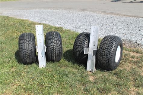 Looking for a set of shed dollies to move buildings with your Mule? These Pine Hill Rear Dolly Wheels are made of steel and fit 4x4 shed runners. The set comes fully …. 