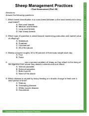 Sheep single frame certification exam answers. .  <a href=https://ballards.5sta...