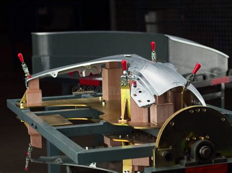 Sheet Metal Part Ready To Inspection Stock Photo Image of size