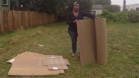 Sheet Mulching Step 6 Cardboard YouTube