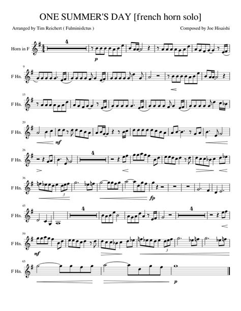 Sheet Music for French Horn Book 2