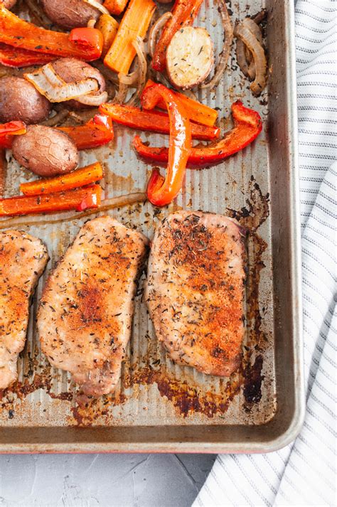 Sheet Pan Pork Chops - Noble Pig