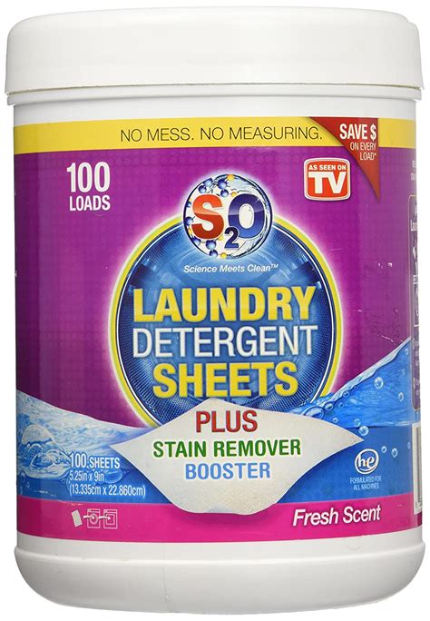 Sheet laundry detergent. This item: Clean People Laundry Detergent Sheets - Recyclable Packaging, Hypoallergenic, Stain Fighting - Ultra Concentrated, Laundry Soap - Fresh Scent, 32 Pack $12.99 $ 12 . 99 ($0.41/Load) Get … 