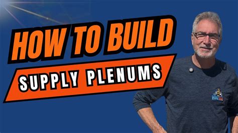 Sheet metal plenum.  Before you start Make sure your source data is well ...