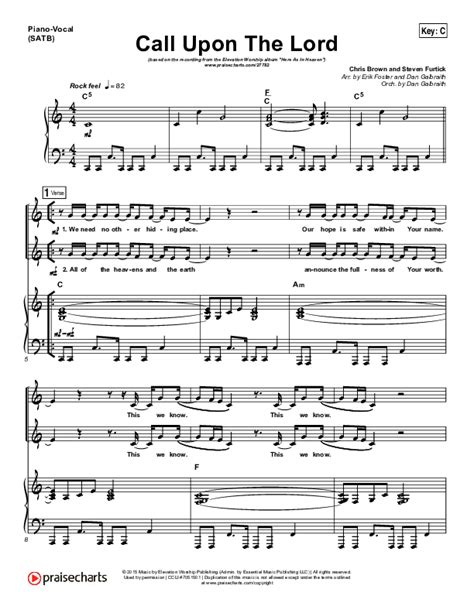 Sheet music: Lord, I Call Upon Thee (SATB, Organ)