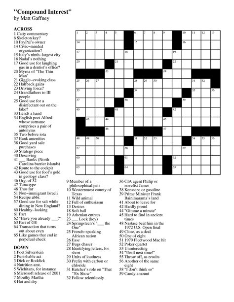Sheffer crossword washington post. Here you find answer to Close by NYT crossword clue which will help you solve puzzle. NYTMiniCrossword.com ... (Washington Post Sunday Crossword August 13 2023) NEARTO (Newsday Crossword ... INTHEAREA (Eugene Sheffer Crossword January 4 2023) INTHEAREA (NYT Crossword February 25 2013) NIGH (7 Little Words … 