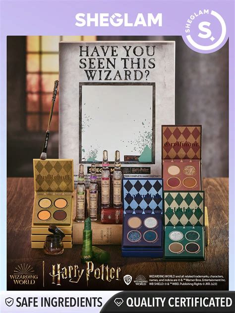 Sheglam harry potter. SHEGLAM Harry Potter™ Hogwarts Houses Palette Set 4 Pcs/Set Shimmer Matte Eyeshadow Palette Kit Color/Colour Evenly Pigmented Smooth Blendable … 